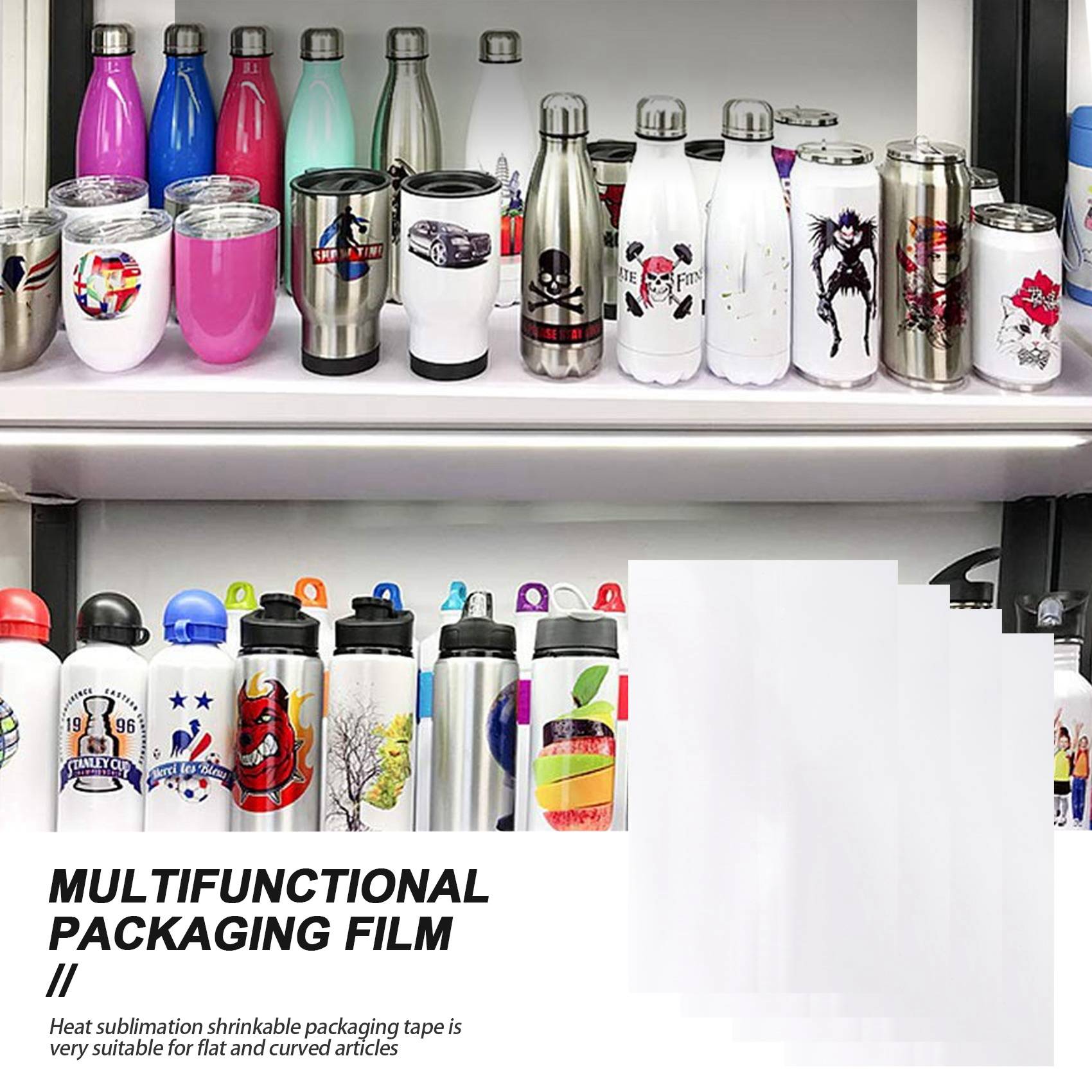 Sublimation Mug White - -FTGT 30 Buah Film Pembungkus Susut
