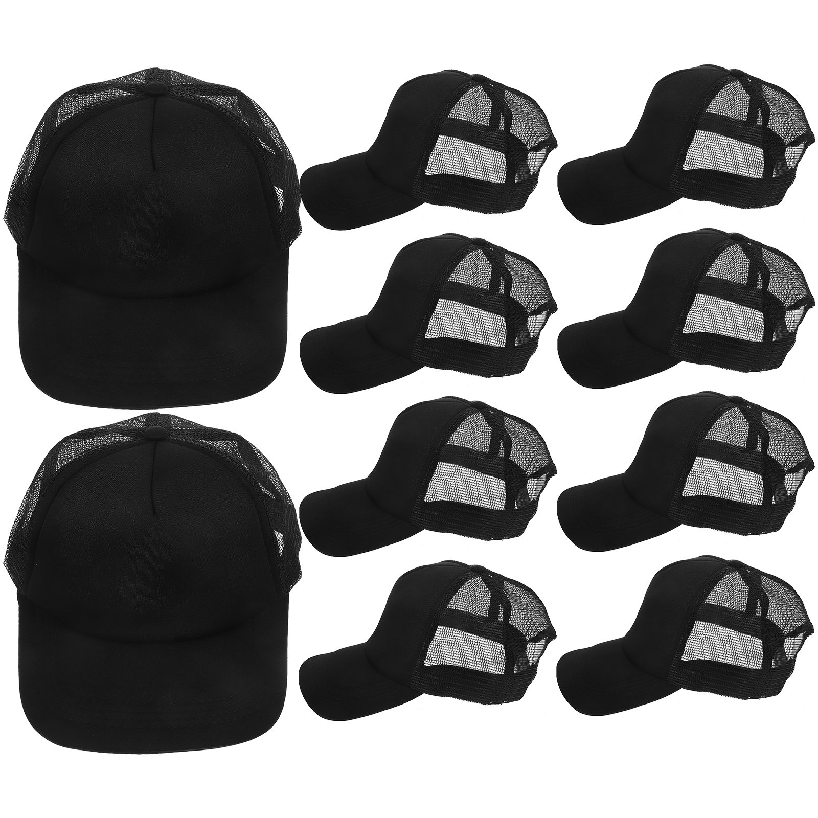 Hat Sublimation Blank - 10 Buah Topi Baseball Jaring Kosong