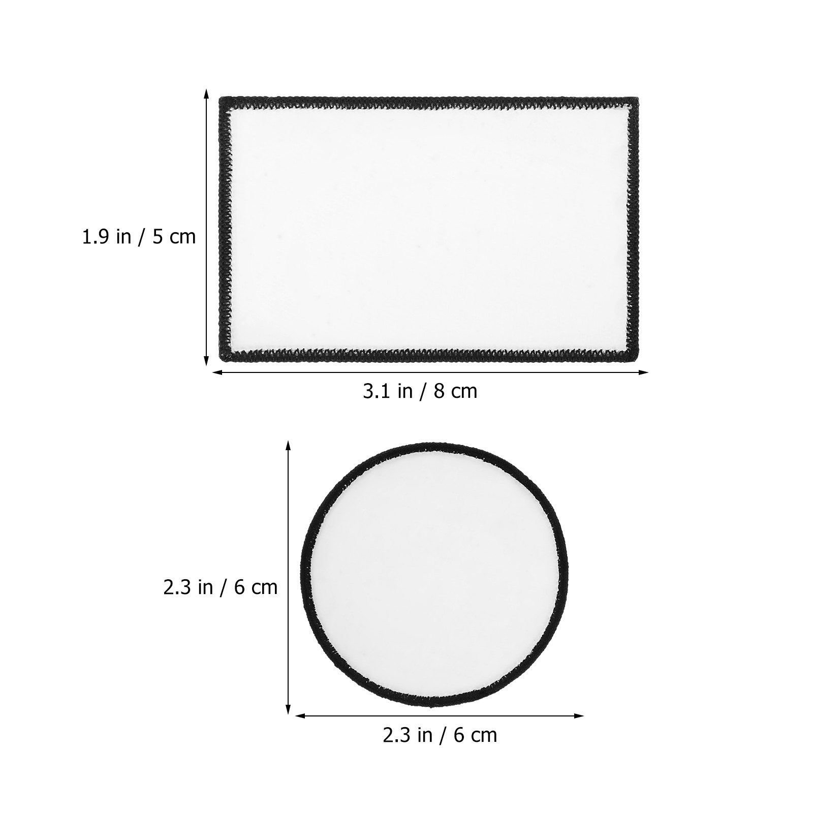 30Pcs Patch Perekat Kosong Bah - Hat Sublimation Blank ulasan dan harga