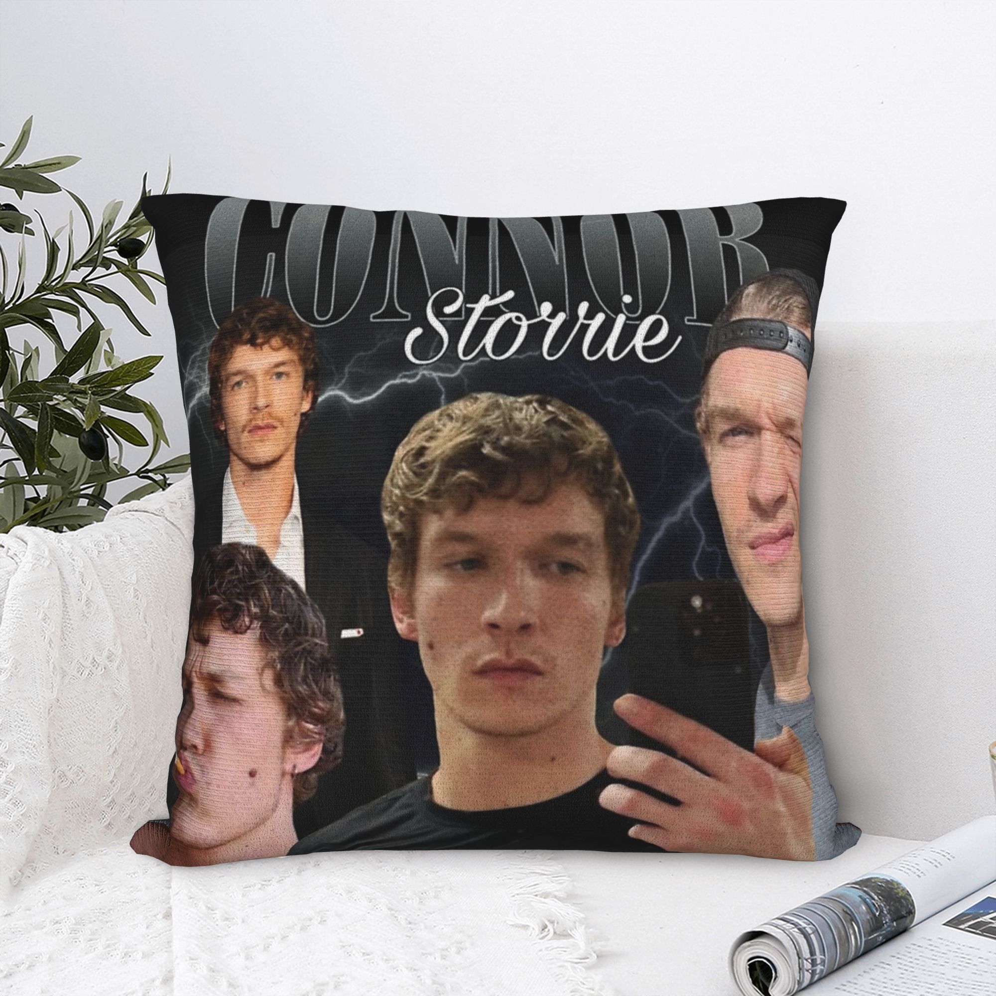 Connor Storrie Heated Rivalry  - Pillow Cover Sublimation ulasan dan harga