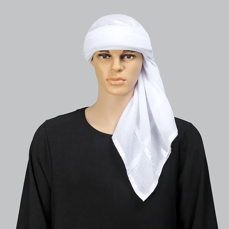 Syal Persegi Putih Islam Hiasa - Bandana Blank White ulasan dan harga