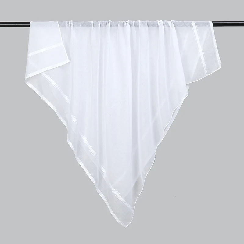 Syal Persegi Putih Islam Hiasa - Bandana Blank White ulasan dan harga