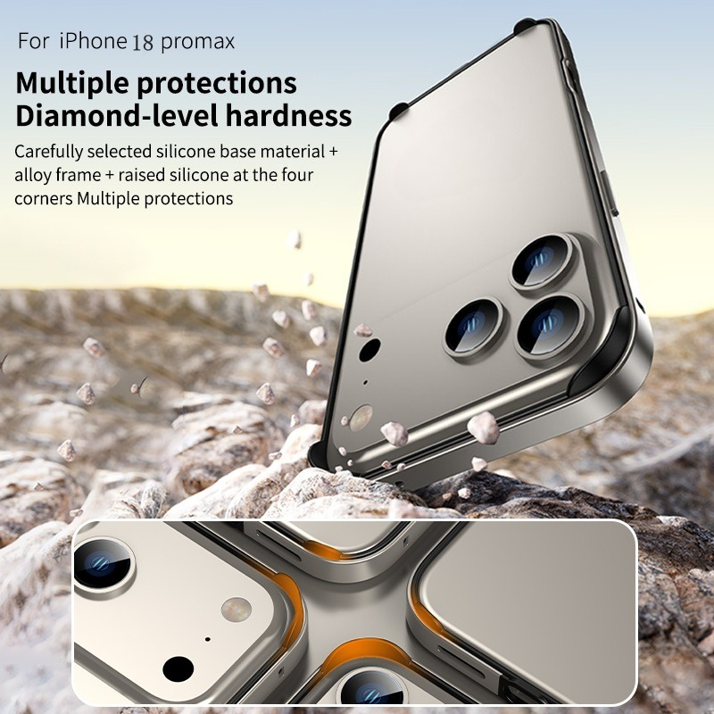 Casing Ponsel Hybrid Bingkai S - Metal Photo Panel ulasan dan harga