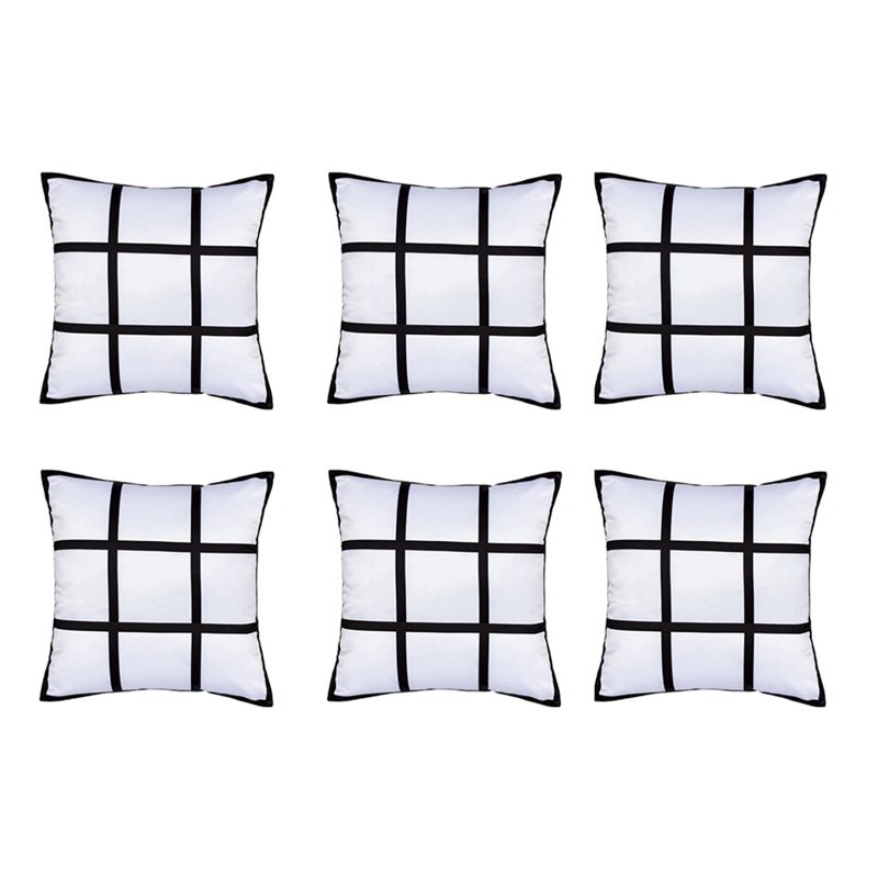 ABKJ-6Pcs Sarung Bantal Polos  - Pillow Cover Sublimation ulasan dan harga
