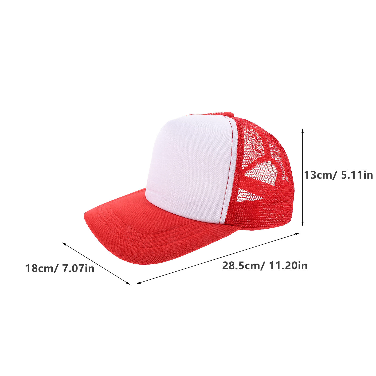 10Pcs Topi Baseball Jaring Kos - Hat Sublimation Blank ulasan dan harga