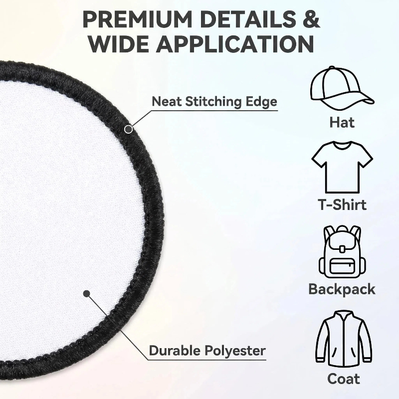 40 Buah Patch Sublimasi Kain u - Hat Sublimation Blank ulasan dan harga