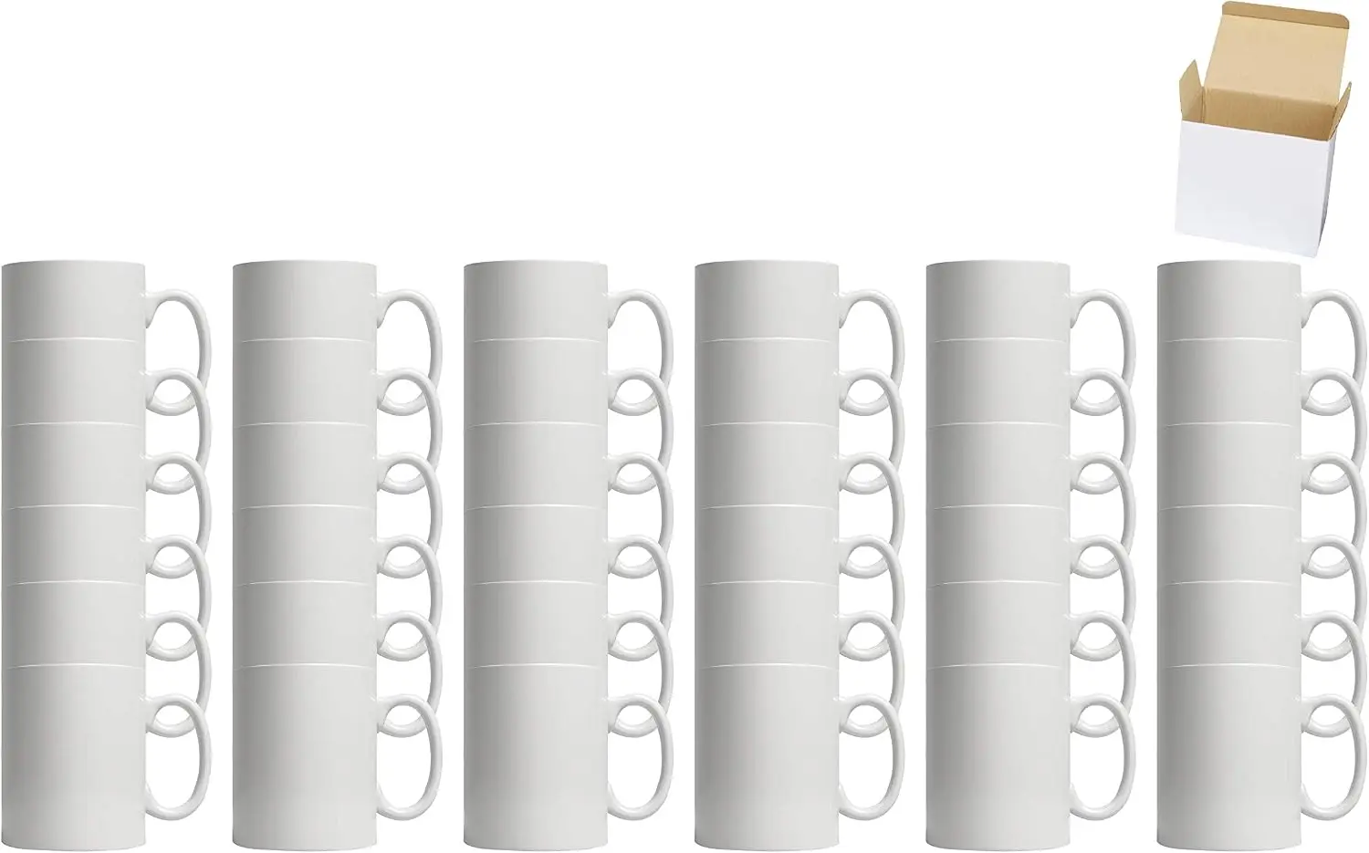Mug Kopi Keramik Putih 11oz un - Sublimation Mug White ulasan dan harga
